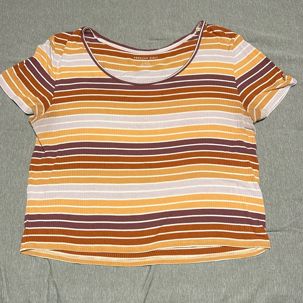 American Eagle Striped tee